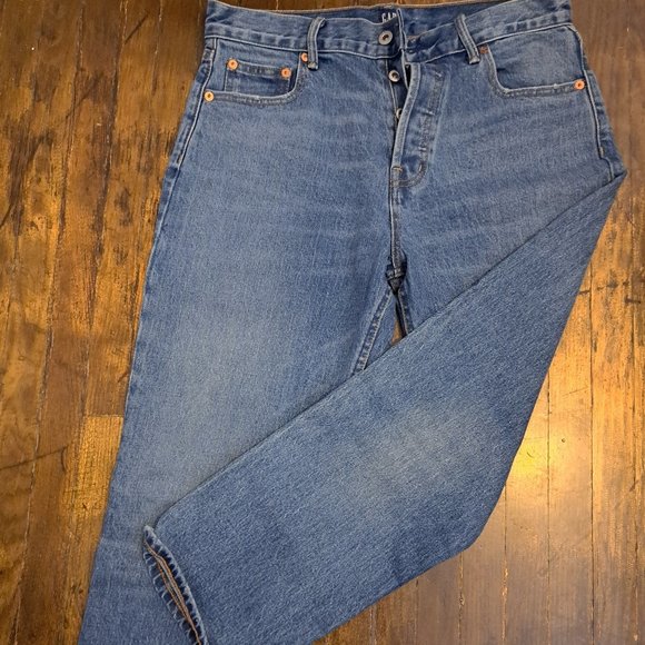 GAP/Cone denim Cropped Straight Jeans - Picture 2 of 6